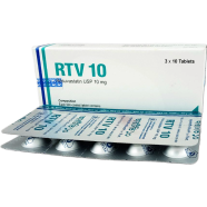 RTV 10 mg Tablet 10's Strip image
