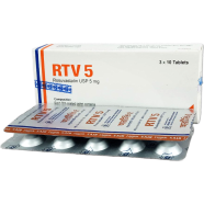 RTV 5 mg Tablet 10's Strip image