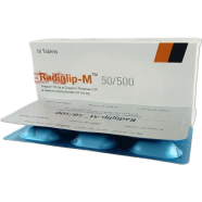 Radiglip M 50 mg 500 mg Tablet 6's Strip image