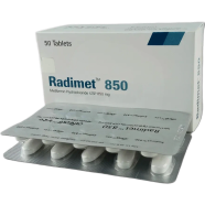 Radimet 850 mg Tablet 10's Strip image