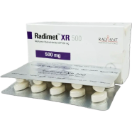 Radimet Xr 500 mg Tablet 10's Strip image