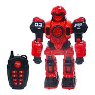 Radio-Controlled Robot Planet Warrior Red Three Stars image