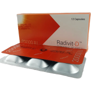 Radivit-D20000 IU 6's Strip Capsule image