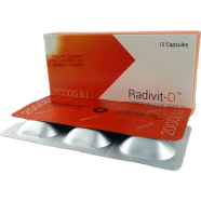 Radivit-D 20000 Iu Capsule 6's Strip image