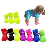 Rain Protective Waterproof Anti-Slippery Boots Shoes for Cat and Dog! image