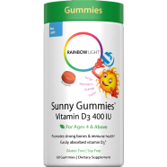 Rainbow Light Sunny Gummies Vitamin D3 400 Iu 60Gummies image