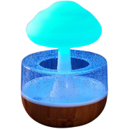Raining Cloud Fountain Diffuser – 7 Color Light And Rain Sound image