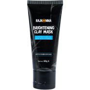 Rajkonna Brightening Clay Mask Activated Charcoal With Aloe and Vitamin E - 60g image