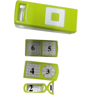 Raju Nicer Dicer Plus Vegetable Cutter Set (6 in one) image