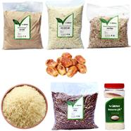 Ramadan Bechelor Package by Ashol (আসলের রমজান ব্যাচেলর প্যাকেজ - চাল, খেজুর, ছোলা, চিড়া, ভুষি, চিনি, মুড়ি) image