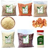 Ramadan Family Package by Ashol (আসলের রমজান ফ্যামিলি প্যাকেজ - চাল, খেজুর, ছোলা, ডাল, চিড়া, ইসবগুলের ভুষি, চিনি, মুড়ি) image