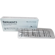 Ramicard 2.5 mg Tablet 14's Strip image