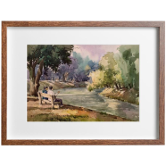 Mahmudur Rahman Rial Ramna Park, Watercolor - (27x20)inches