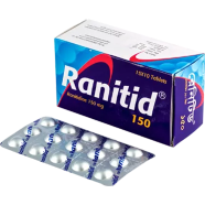 Ranitid 150 mg Tablet 10's Strip image
