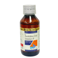 Ranitid 75 mg/5 ml Syrup 100 ml Bottle image