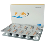 Rapiflo 8 mg Capsule 10's Strip image