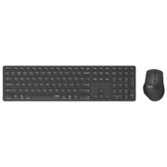 Rapoo 9800M Multi-Mode Wireless Keyboard And Mouse Combo-Darkgrey