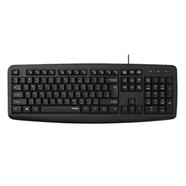 Rapoo NK2600 Spill-Resistant Black Wired USB Keyboard-Black image