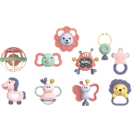 Rattle and Teether (11 Pcs Set ) Box (Any Color) image