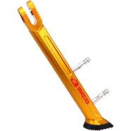 Rcb Universal Fit Alloy Cnc Aluminium Side Stand For Motorcycle With Non-Slip Rubber Pad Durable Corrosion Resistant 1 Piece image