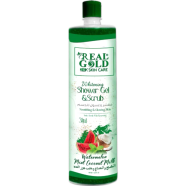 Real Gold Watermelon Mint Coconut Milk Whitening Shower Gel image