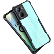 Realme C33 Transparent Back Cover Clear Slim Flexible Protective Mobile Case image