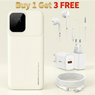 Recci 10000mAh 22.5W RPB-P67 Fast Charging Power Bank (Buy 1 Get 3 REP-L15, RC51E QC 18W and RTC-N26C (White) FREE) image