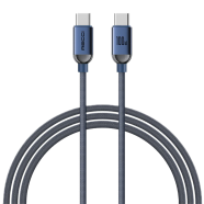 Recci RS09CC 120cm Type-C To Type-C Crystal Fast Charging Data Cable image