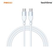 Recci RS22CC 150cm Type-C To Type-C Extraordinary Series Quick Charging Silicone Data Cable image