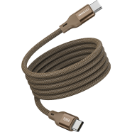Recci RS23CC 100cm Type-C To Type-C Magnetic Data Cable Titanium Gold Color image