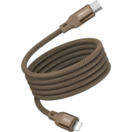 Recci RS23CL 100cm Type-C To Lightning Magnetic Data Cable Titanium Gold Color image