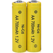 Rechargeable Battery AA 1.2V 700mAh for Hair Clipper/ Beard Trimmer (2 piece) image