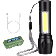Rechargeable Led Zoom Torch Light image