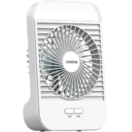 Rechargeable Table Fan With Night Light LED image