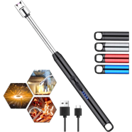 Rechargeable Usb Electric Lighter Candle Camping BBQ image
