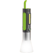 Rechargeable Zoomable LED Camping Flashlight – COB Work Light, Type-C Fast Charging, Telescopic Torch image