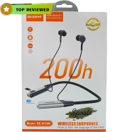 Recrsi RE-NY060 Wireless Neckband Bluetooth Earphones – 200H Backup, Fast Charging image
