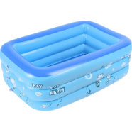 Rectangular Quick Set Inflatable Pool Above Ground Swimming Pool with Free Electric Pumper - 210 cm (Any Colour) image