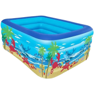 Rectangular Quick Set Inflatable Pool Above Ground Swimming Pool - 180 cm (Any Colour) image