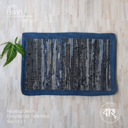 Recylced Denim Everyday Use Table Mats (set of six)