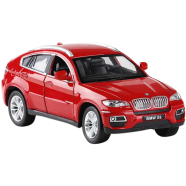 Red 1:26 Scale Diecast Bmw X6 Suv Model image