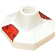 Red Button Holder Ceiling Rose - 12 Pcs