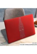 DDecorator Red Coke Logo Laptop Sticker - (LSKN631)