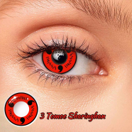 Red Color HD9-RED Naruto Sharinghan Contact Lens - KD2 icon