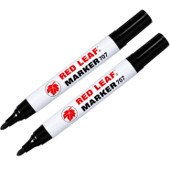 Red Leaf Permanent Marker Black-2 Pcs