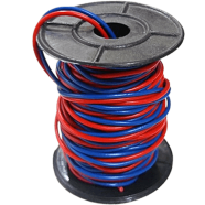 Red and Blue Cable 23/076 With Bobbin 10 Yards image