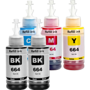 Refill Ink Real Colour 664 4colour 4Pcs image