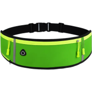 Reflective Waterproof Running Belt 3 Pocket Slim Waist Bag Adjustable Strap For Men And Women image