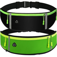 Reflective Waterproof Running Belt – 3-Pocket Slim Adjustable Waist Bag for Men image