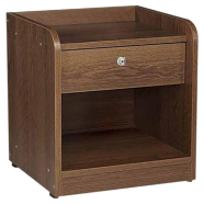 Regal Harper Laminated Board Bed Side Table Antique - 99668